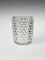 Tumbler, Hobbs, Brockunier and Company  American, Pressed colorless and opalescent glass, American