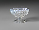 Footed Dish, Richards and Hartley Flint Glass Co.  American, Pressed colorless and opalescent glass, American