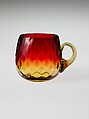 Cup, New England Glass Company  American, Blown glass, American