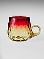 Cup, New England Glass Company American, Blown glass, American