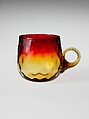 Cup, New England Glass Company  American, Blown glass, American