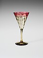 Sherry Glass, Hobbs, Brockunier and Company  American, Blown glass, American