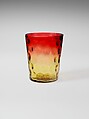 Tumbler, Hobbs, Brockunier and Company  American, Blown glass, American