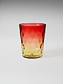 Tumbler, Hobbs, Brockunier and Company  American, Blown glass, American