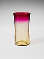 Tumbler, New England Glass Company  American, Blown glass, American