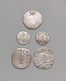 Shilling, John Hull (1624–1683), Silver, American