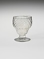 Saltcellar, Blown pattern-molded lead glass, Japan