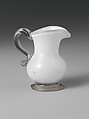 Communion Flagon, Cased free-blown colorless and opaque white glass, American