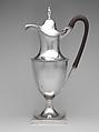 Hot Water Pot, Van Voorhis & Schanck (active ca. 1791–93), Silver, American