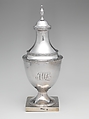 Sugar Bowl, Joseph Lownes (1758–1820), Silver, American