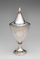 Sugar Urn, Charles Faris (1764–1800), Silver, American