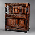 Cupboard, Oak, maple, yellow poplar, with oak and pine, American