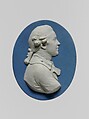 Medallion of Joshua Reynolds, Josiah Wedgwood and Sons  British, Jasper, British