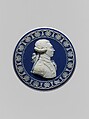 Medallion of the Marquis de Lafayette, Josiah Wedgwood and Sons  British, Earthenware, British