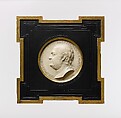 Medallion of Benjamin Franklin, Jean-Baptiste Nini  Italian, Stoneware