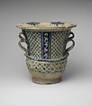 Flower Pot, Tin-glazed earthenware, Mexican