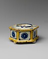 Sand Shaker, Tin-glazed earthenware, Mexican