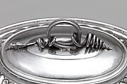 Sugar Box, Probably John Coney (1655/56–1722), Silver, American