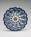 Plate, Tin-glazed earthenware, Mexican