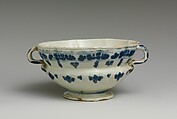 Bowl, Tin-glazed earthenware, Mexican
