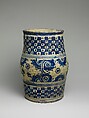Barrel, Tin-glazed earthenware, Mexican