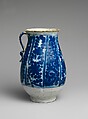 Jug, Tin-glazed earthenware, Mexican