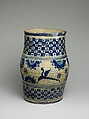 Barrel, Tin-glazed earthenware, Mexican