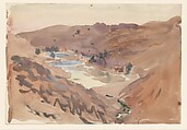 Toledo, John Singer Sargent (American, Florence 1856–1925 London), Watercolor and graphite on white wove paper, American