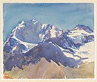 Snow, John Singer Sargent (American, Florence 1856–1925 London), Watercolor and graphite on white wove paper, American