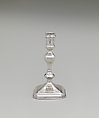 Candlestick, Edward Winslow (1669–1753), Silver, American