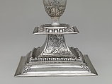 Snuffer Stand, Cornelius Kierstede (1674–ca. 1757), Silver, American