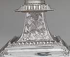 Candlestick, Cornelius Kierstede (1674–ca. 1757), Silver, American
