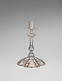 Candlestick, Marked by B. M., Silver, American