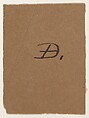 Architectural drawing of Duncan Phyfe’s house, 193 Fulton Street, New York City, Watercolor, goauche, gum arabic, and graphite on off-white wove paper, American