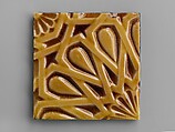 Tile, J. and J. G. Low Art Tile Works  American, Earthenware, American