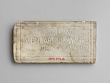 Tile, J. and J. G. Low Art Tile Works (American, Chelsea, Massachusetts, 1877–1903), Earthenware, American