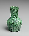 Vase with arrowhead plants, Tiffany Studios (1902–32), Porcelaneous earthenware, American