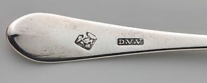 Tea Spoon, Daniel Van Voorhis (1751–1824), Silver, American
