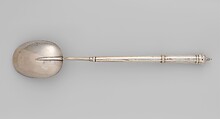 Serving Spoon, Jacob Hurd (American, Boston, Massachusetts 1702/3–1758 Boston, Massachusetts), Silver, American