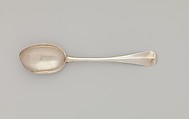 Spoon, Probably William Cowell Jr. (1713–1761), Silver, American