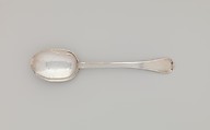 Spoon, John Edwards (ca. 1671–1746), Silver, American