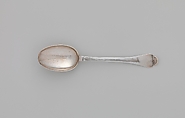 Spoon, Jonathan Clarke (1705–1770), Silver, American