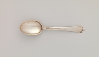 Spoon, Edward Webb (ca. 1666–1718), Silver, American