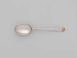 Spoon, Jonathan Clarke (1705–1770), Silver, American
