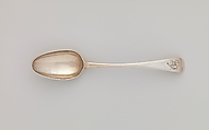 Spoon, Joseph Moulton (1724–1795), Silver, American