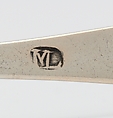 Spoon, Probably Matthias Lemaire (active ca. 1781–1797), Silver, American