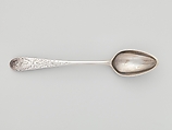 Tea Spoon, Isaac Hutton (American, New York 1766–1855 Albany, New York), Silver, American