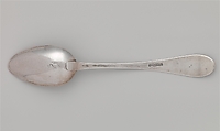 Table Spoon, Richards and Williamson (ca. 1797–1800), Silver, American
