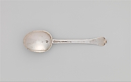 Funeral Spoon, John Coney (1655/56–1722), Silver, American