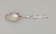 Table Spoon, Isaac Hutton (American, New York 1766–1855 Albany, New York), Silver, American